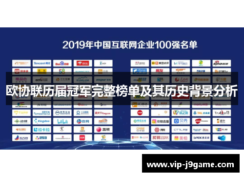 欧协联历届冠军完整榜单及其历史背景分析 欧协联历届冠军完整榜单及其历史背景分析
